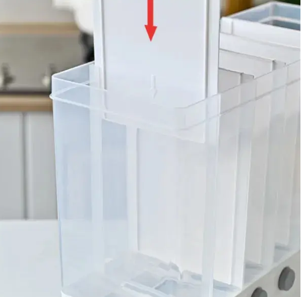 Rice Dispenser Dry Food Dispenser Kitchen Storage Kitchen Rack